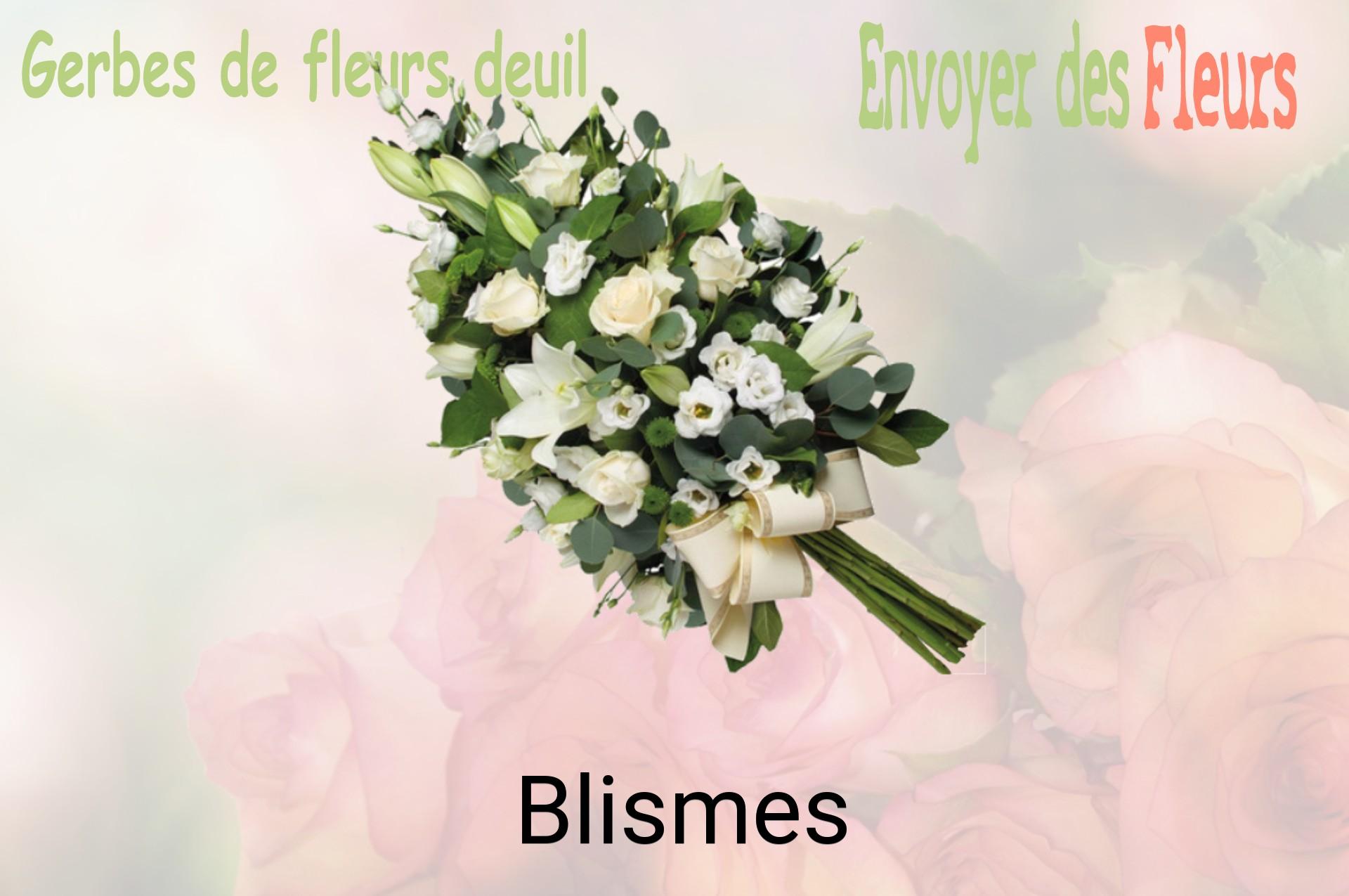 Gerbe de fleurs de deuil livrée à Blismes